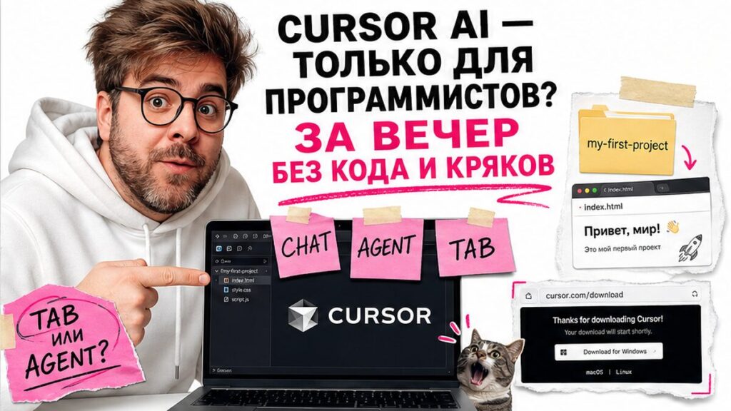 Как пользоваться Cursor AI бесплатно и с чего начать новичку?