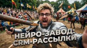Процесс создания контента для CRM-маркетинга с помощью нейросети