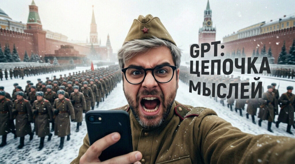 Схема работы нейросети с ролями и методом Chain-of-thought для автоматизации контента