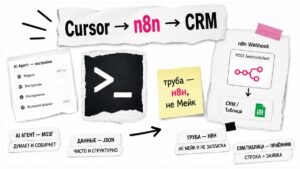 Иллюстрация: субагент Cursor шлёт лид в CRM через n8n