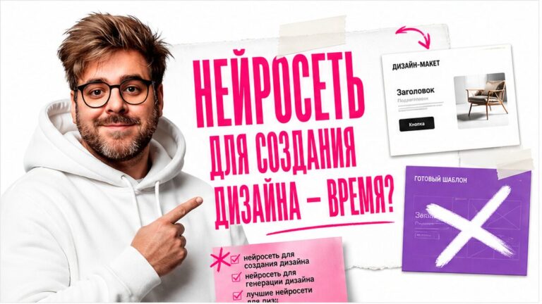 Обложка: нейросеть для создания дизайна — время на правки шаблона