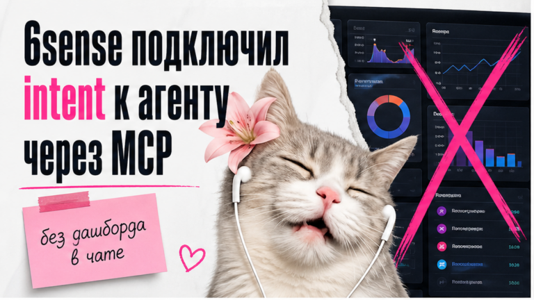 Иллюстрация: 6sense вывел intent-данные в агенты через MCP