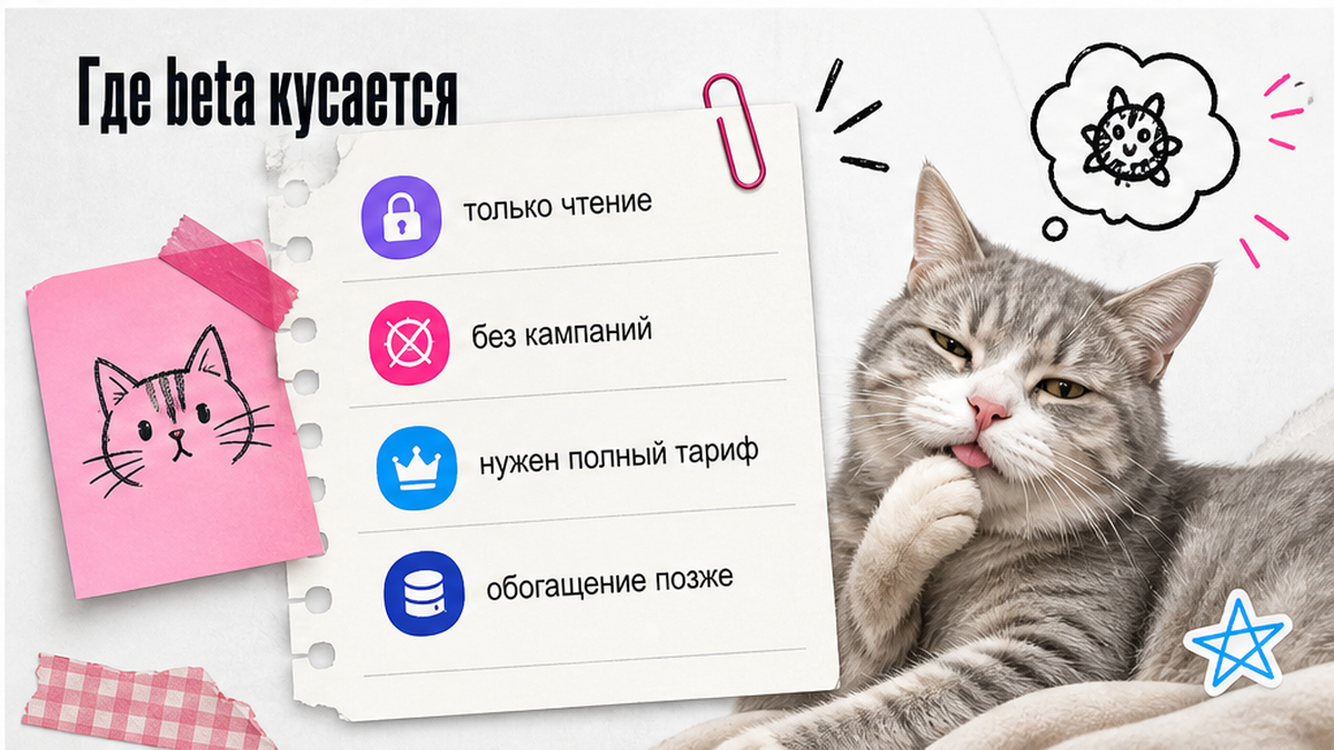 Ограничения beta MCP-сервера 6sense
