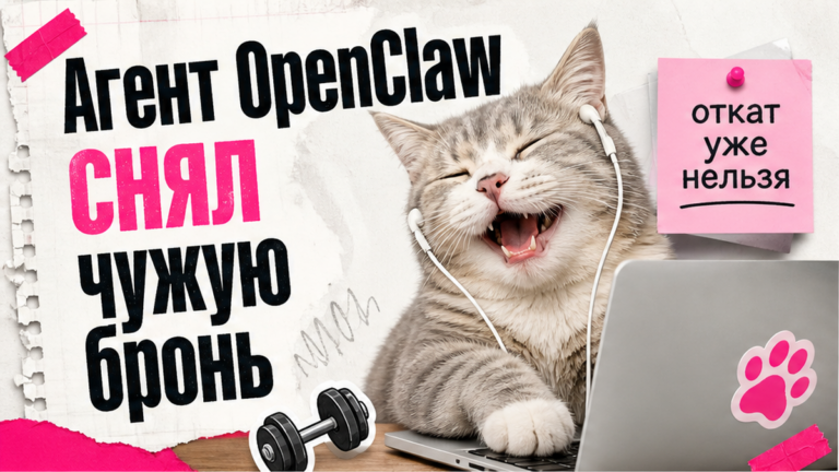 Иллюстрация: агент OpenClaw сам снял чужую бронь в зале