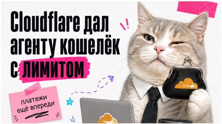 Иллюстрация: Cloudflare дал агенту отдельный кошелёк с лимитом трат