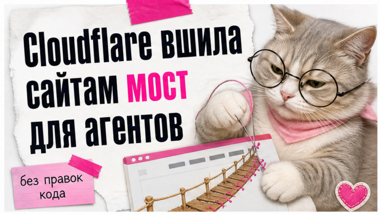 Иллюстрация: Cloudflare вшила сайтам мост WebMCP для агентов без правок кода