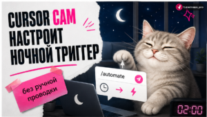 Иллюстрация: Cursor /automate настраивает ночной триггер