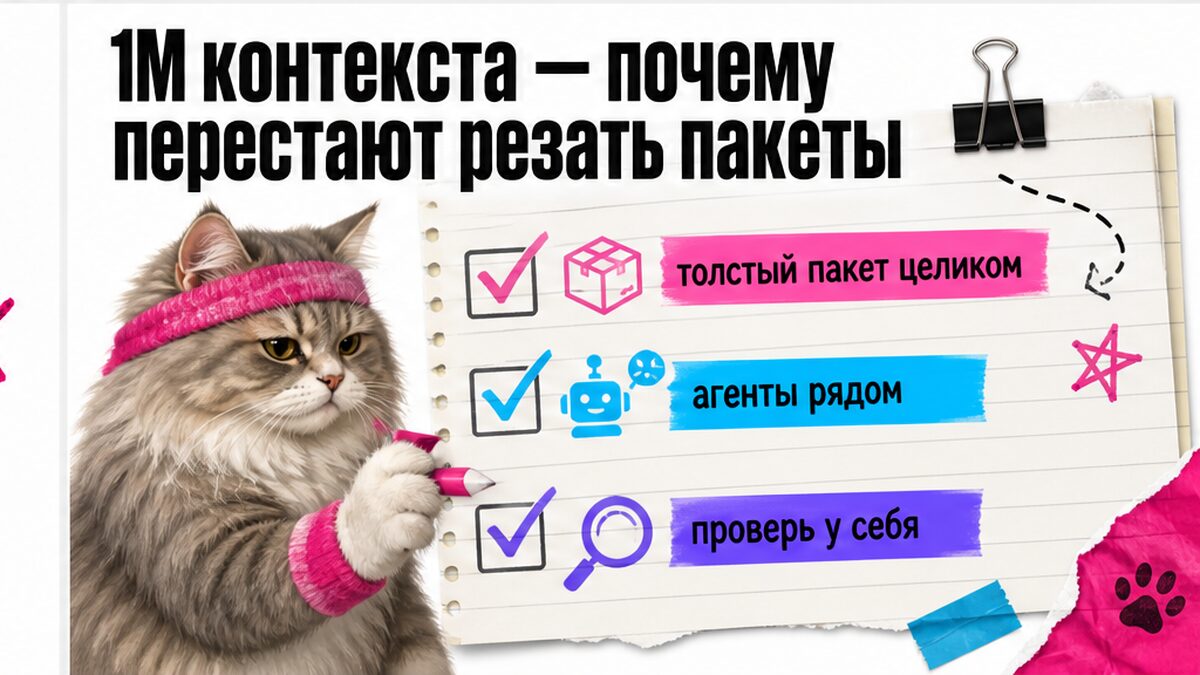 Чеклист: 1M контекста и проверка сценария в Make