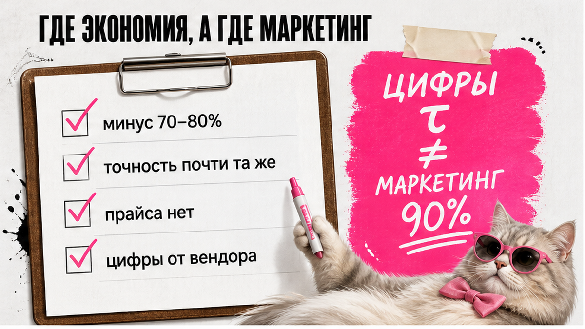 Цифры экономии на τ-Knowledge и оговорки по маркетинговым заявкам