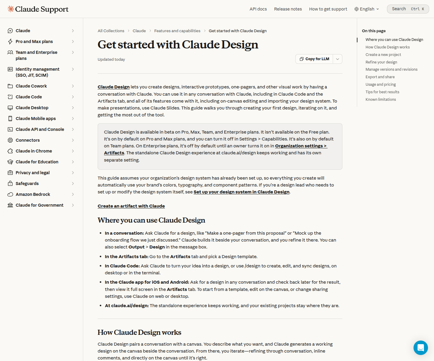 Справка Claude Design: дизайн из любого разговора, презентации через Claude Slides