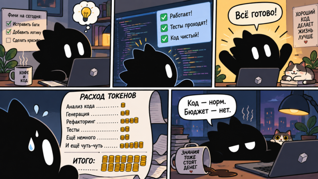 Иллюстрация о выходе модели Grok в редакторе Cursor для работы с программным кодом